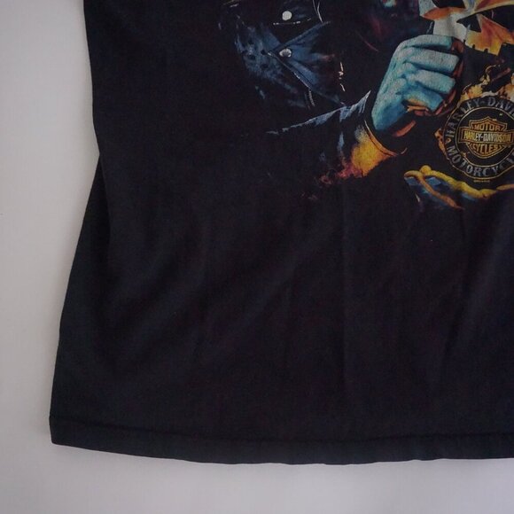 Harley-Davidson '14 Desperado Mcallen Texas Black Cotton Short Sleeve Shirt XL - Picture 7 of 9